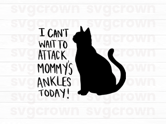 funny cat svg