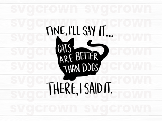 funny cat svg