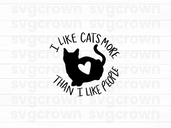 funny cat svg