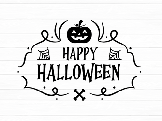 happy halloween vector svg