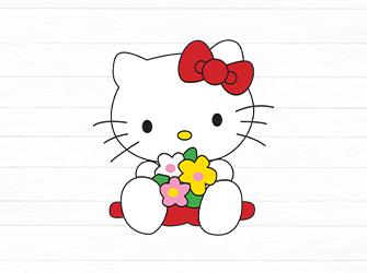 cute hello kitty svg