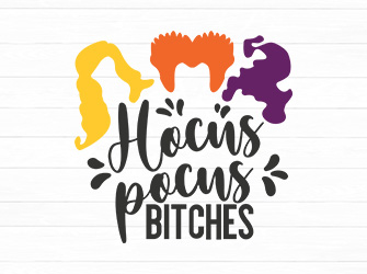 hocus pocus bitches svg