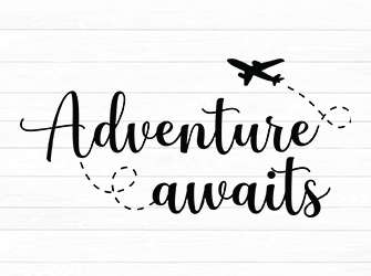 Adventure awaits svg