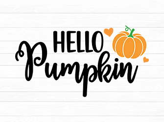 Hello Pumpkin SVG