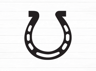 horseshoe silhouette svg