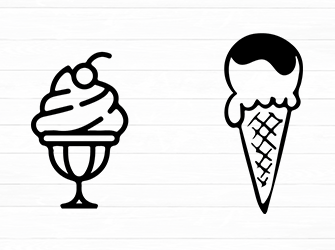 lineart icecream svg