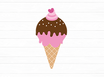 cute icecream svg