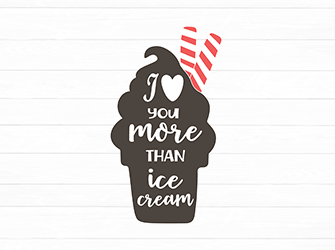 i love icecream svg