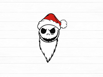 jack skellington santa svg