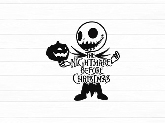 nightmare before christmas svg