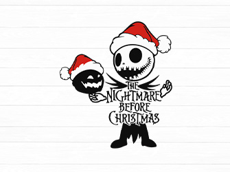 nightmare before christmas vector