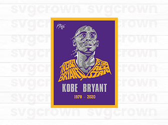 kobe bryant svg