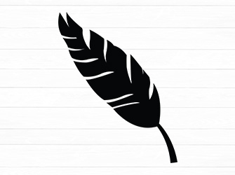 leaf svg banner