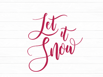 let it snow cricut svg