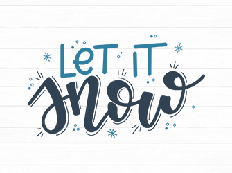 let it snow svg