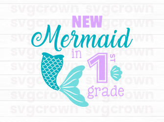 mermaid school svg