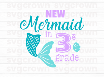 mermaid school svg