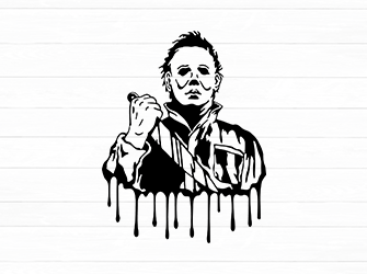 michael myers cricut svg