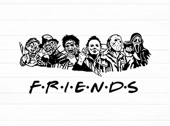 michael myers friends svg