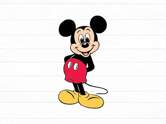 mickey mouse face svg
