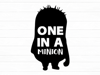 cute minion svg