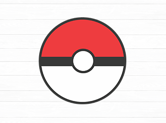 red pokeball svg