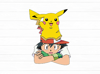 yash and pikachu svg