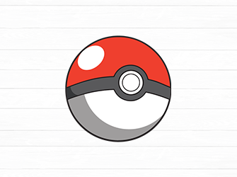 layered color pokeball svg