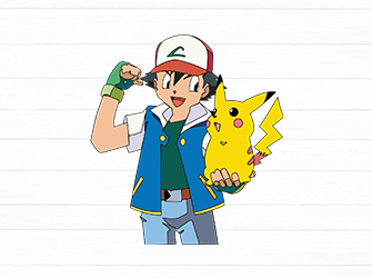 yash and pikachu svg