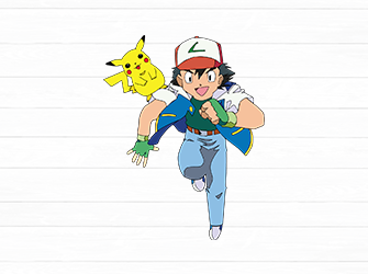 yash and pikachu svg