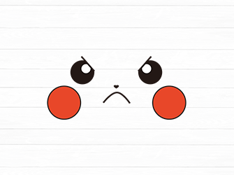 pikachu face svg