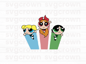 powerpuff girls svg