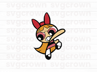 powerpuff girls svg