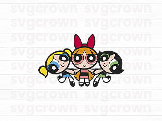 powerpuff girls svg