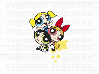 powerpuff girls svg