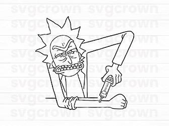 rick and morty svg