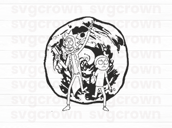 rick and morty svg