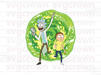 rick and morty svg