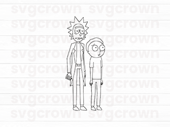 rick and morty svg