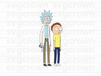 rick and morty svg