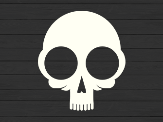 skull svg vector