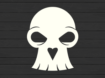 expression skull svg