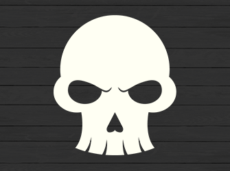 skull funny svg