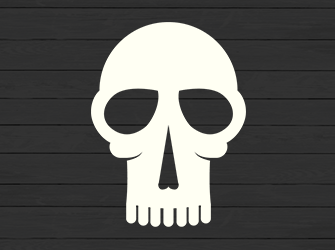 skull cute svg