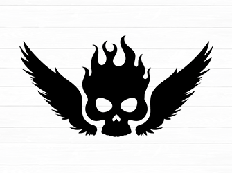 devil skull svg