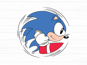 sonic speed svg