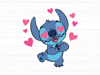 stitch love svg