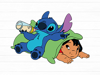 funny stitch svg