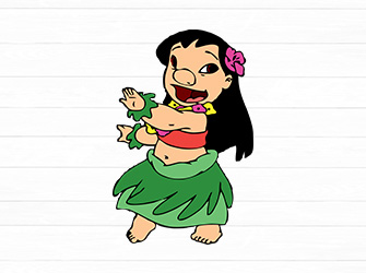 dancing lilo svg