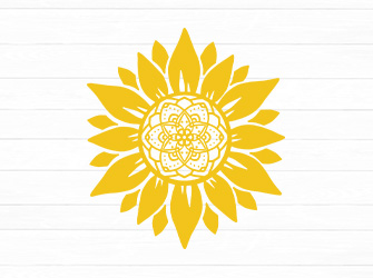 sunflower cricut svg